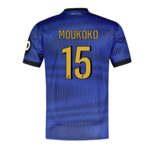 Moški Nogometni dresi OGC Nice Youssoufa Moukoko #15 Tretji 2024-25 Kratek Rokav